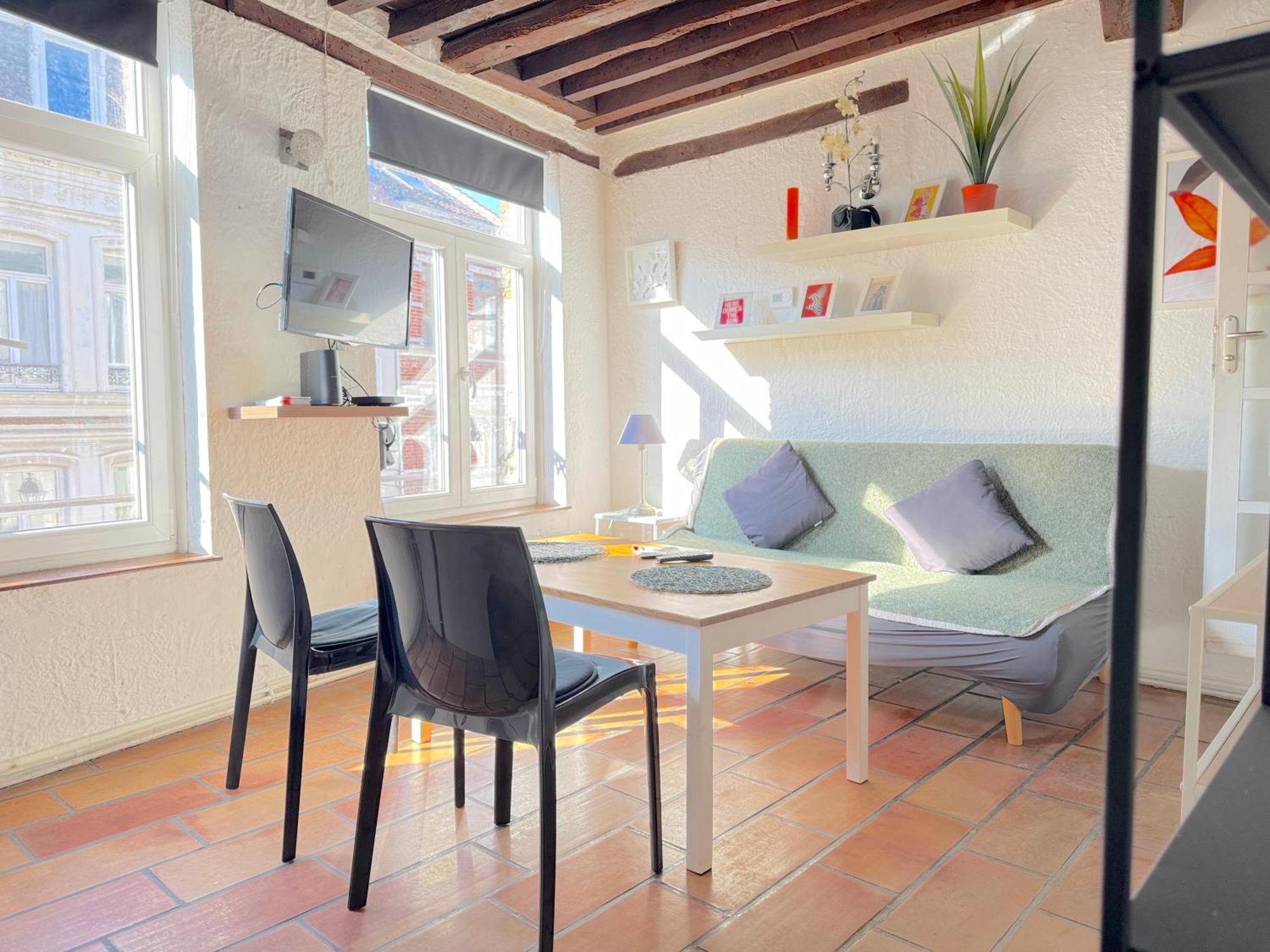 Charme Vieux Lille Apartment 1 Chambre 24H24H Access Esterno foto